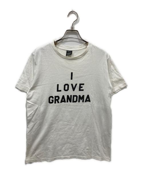NUMBER (N)INE（ナンバーナイン）NUMBER (N)INE (ナンバーナイン) ILOVE GRANDMA T ホワイト サイズ:2の古着・服飾アイテム