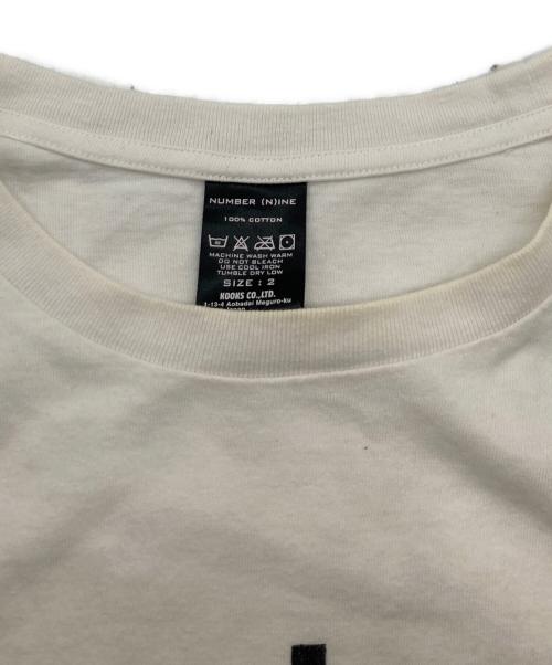 NUMBER (N)INE（ナンバーナイン）NUMBER (N)INE (ナンバーナイン) ILOVE GRANDMA T ホワイト サイズ:2の古着・服飾アイテム