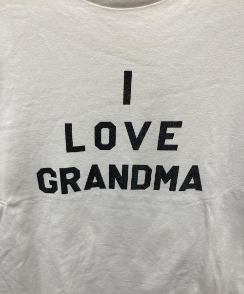 NUMBER (N)INE（ナンバーナイン）NUMBER (N)INE (ナンバーナイン) ILOVE GRANDMA T ホワイト サイズ:2の古着・服飾アイテム