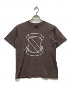 NUMBER (N)INEナンバーナイン）の古着「エンブレムTシャツ」｜ブラウン