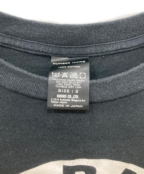 NUMBER (N)INE（ナンバーナイン）NUMBER (N)INE (ナンバーナイン) ARM&HMBURGER T ブラック サイズ:2の古着・服飾アイテム
