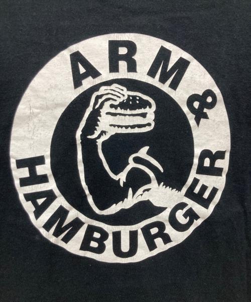 NUMBER (N)INE（ナンバーナイン）NUMBER (N)INE (ナンバーナイン) ARM&HMBURGER T ブラック サイズ:2の古着・服飾アイテム