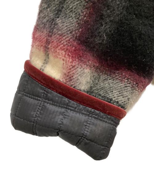 n(n) by NUMBER (N)INE（エヌエヌバイナンバーナイン）n(n) by NUMBER (N)INE (エヌエヌバイナンバーナイン) リバーシブルチェックジャケット レッド サイズ:2の古着・服飾アイテム