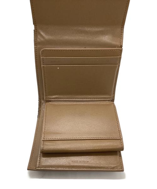 CELINE（セリーヌ）CELINE (セリーヌ) トリフォールドウォレット ベージュの古着・服飾アイテム