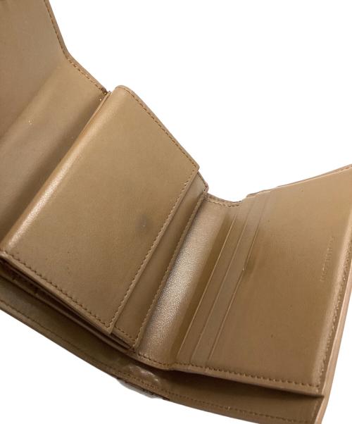 CELINE（セリーヌ）CELINE (セリーヌ) トリフォールドウォレット ベージュの古着・服飾アイテム