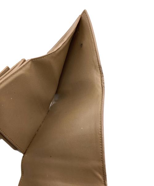 CELINE（セリーヌ）CELINE (セリーヌ) トリフォールドウォレット ベージュの古着・服飾アイテム