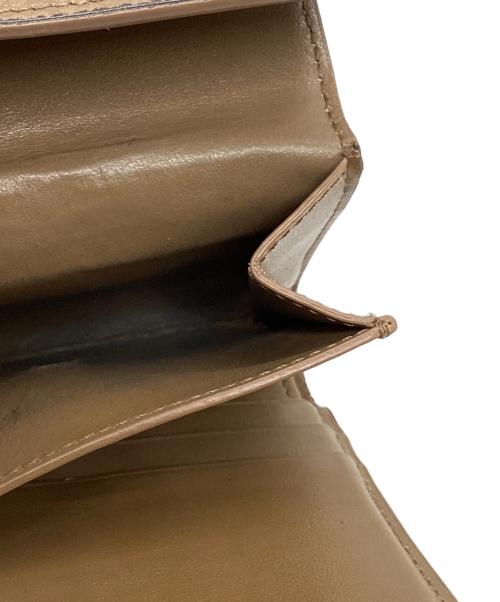 CELINE（セリーヌ）CELINE (セリーヌ) トリフォールドウォレット ベージュの古着・服飾アイテム