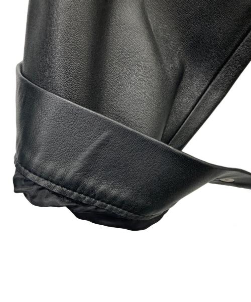 edition（エディション）edition (エディション) ラムレザージャケット ブラック サイズ:Sの古着・服飾アイテム