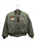 TED COMPANYテッドカンパニー）の古着「MA-1ジャケット」｜カーキ