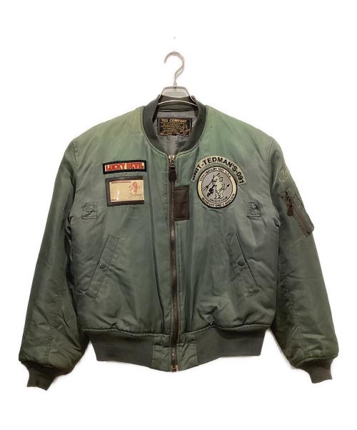 TED COMPANY（テッドカンパニー）TED COMPANY (テッドカンパニー) MA-1ジャケット カーキ サイズ:42の古着・服飾アイテム