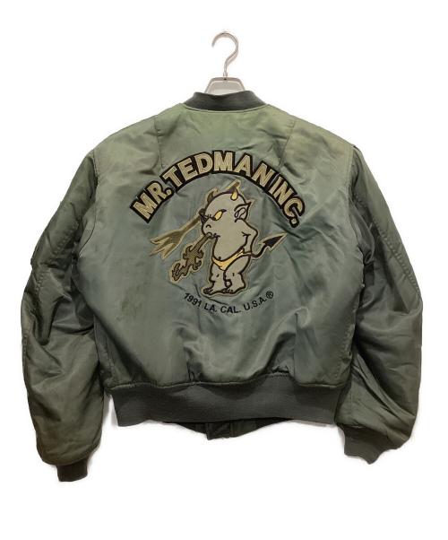 TED COMPANY（テッドカンパニー）TED COMPANY (テッドカンパニー) MA-1ジャケット カーキ サイズ:42の古着・服飾アイテム