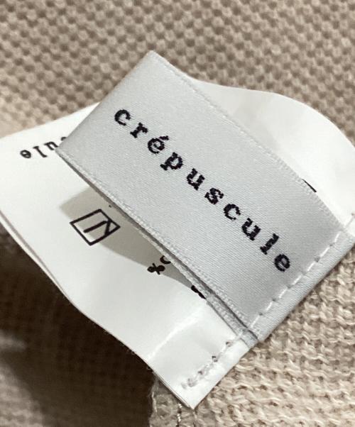 crepuscule（クレプスキュール）crepuscule (クレプスキュール) Light Moss Stitch Half-Zip ベージュ サイズ:1の古着・服飾アイテム