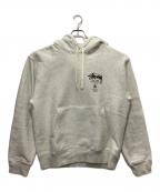 stussyステューシー）の古着「World Tour Hoodie」｜グレー