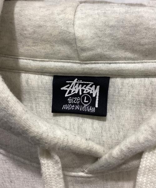 stussy（ステューシー）stussy (ステューシー) World Tour Hoodie グレー サイズ:Lの古着・服飾アイテム