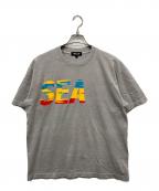WIND AND SEA×VIOLA&ROSESウィンダンシー×ビオラ＆ローゼス）の古着「Tシャツ」｜グレー