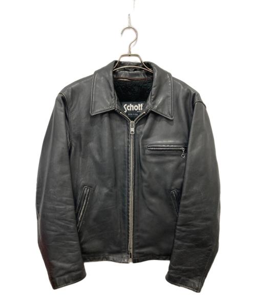 Schott（ショット）Schott (ショット) レザージャケット ブラック サイズ:40の古着・服飾アイテム