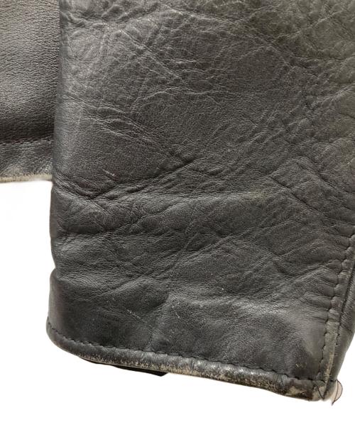 Schott（ショット）Schott (ショット) レザージャケット ブラック サイズ:40の古着・服飾アイテム