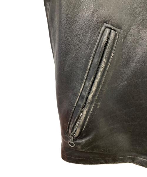 Schott（ショット）Schott (ショット) レザージャケット ブラック サイズ:40の古着・服飾アイテム