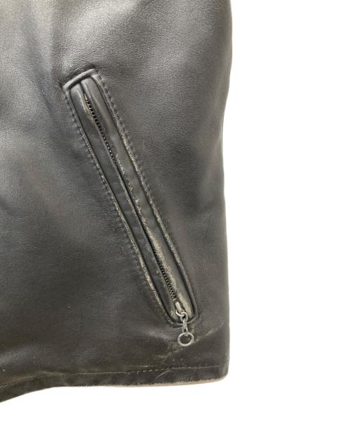 Schott（ショット）Schott (ショット) レザージャケット ブラック サイズ:40の古着・服飾アイテム