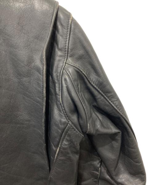 Schott（ショット）Schott (ショット) レザージャケット ブラック サイズ:40の古着・服飾アイテム