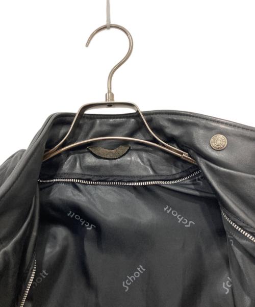 Schott（ショット）Schott (ショット) レザージャケット ブラック サイズ:38の古着・服飾アイテム