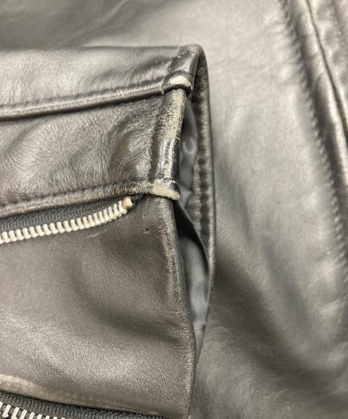 Schott（ショット）Schott (ショット) レザージャケット ブラック サイズ:38の古着・服飾アイテム