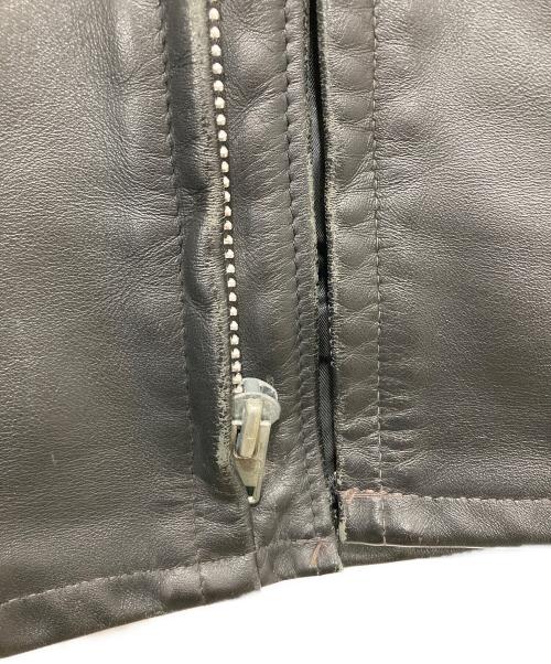 Schott（ショット）Schott (ショット) レザージャケット ブラック サイズ:38の古着・服飾アイテム