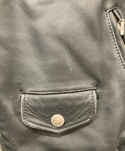 HARLEY-DAVIDSON（ハーレーダビッドソン）HARLEY-DAVIDSON (ハーレーダビッドソン) ダブルライダースジャケット ブラック サイズ:XLの古着・服飾アイテム