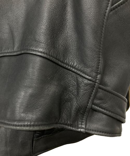 HARLEY-DAVIDSON（ハーレーダビッドソン）HARLEY-DAVIDSON (ハーレーダビッドソン) ダブルライダースジャケット ブラック サイズ:XLの古着・服飾アイテム