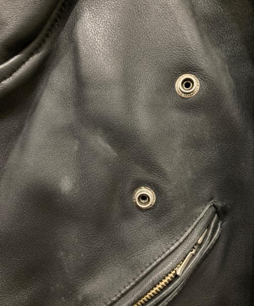 HARLEY-DAVIDSON（ハーレーダビッドソン）HARLEY-DAVIDSON (ハーレーダビッドソン) ダブルライダースジャケット ブラック サイズ:XLの古着・服飾アイテム