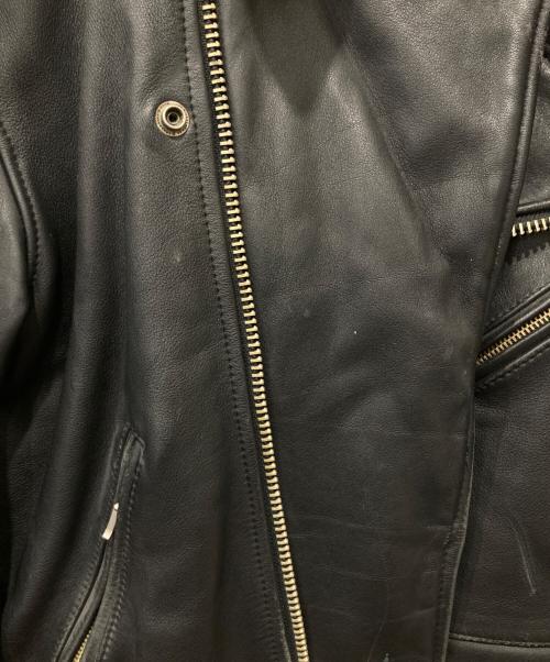 HARLEY-DAVIDSON（ハーレーダビッドソン）HARLEY-DAVIDSON (ハーレーダビッドソン) ダブルライダースジャケット ブラック サイズ:XLの古着・服飾アイテム