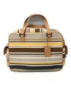 BURBERRY BLUE LABELバーバリー ブルー レーベル）の古着「ストライプ柄バッグ」｜マルチカラー