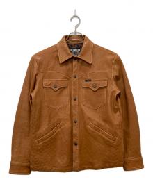 Hysteric Glamour（ヒステリックグラマー）の古着「ラムレザーウエスタンジャケット」｜ブラウン