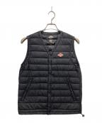 DANTONダントン）の古着「INNNER DOWN VEST」｜ブラック