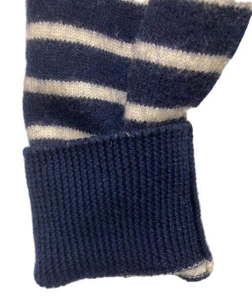 Saint Laurent Paris（サンローランパリ）Saint Laurent Paris (サンローランパリ) ボーダーニット ネイビー サイズ:Mの古着・服飾アイテム