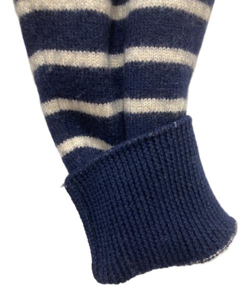 Saint Laurent Paris（サンローランパリ）Saint Laurent Paris (サンローランパリ) ボーダーニット ネイビー サイズ:Mの古着・服飾アイテム