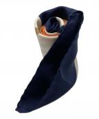 Christian Diorクリスチャン ディオール）の古着「スカーフ」｜ネイビー×オレンジ