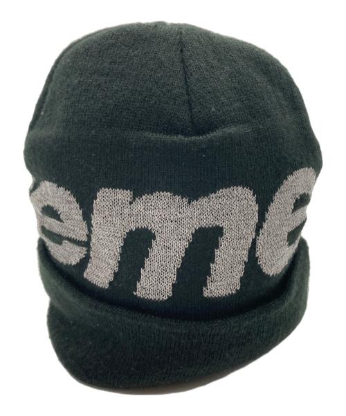 SUPREME（シュプリーム）SUPREME (シュプリーム) ニット帽 ブラックの古着・服飾アイテム