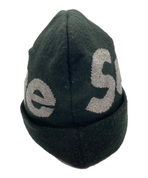 SUPREME（シュプリーム）SUPREME (シュプリーム) ニット帽 ブラックの古着・服飾アイテム