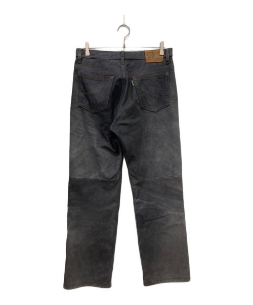 KUSHITANI EXPLORER JEANS（クシタニ エクスプローラージーンズ）KUSHITANI EXPLORER JEANS (クシタニ エクスプローラージーンズ) EXALITO WASHABLE LEATHER PANTS グレー サイズ:下記参照の古着・服飾アイテム