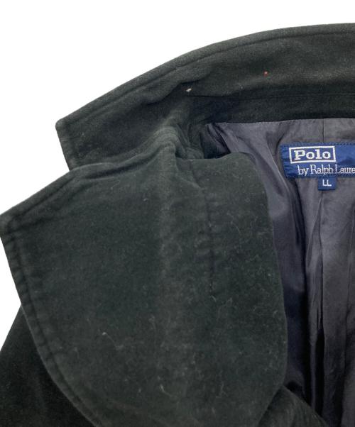 POLO RALPH LAUREN（ポロ・ラルフローレン）POLO RALPH LAUREN (ポロ・ラルフローレン) モールスキンテーラードジャケット ブラック サイズ:LLの古着・服飾アイテム
