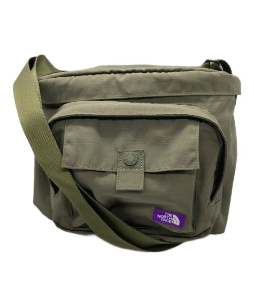 THE NORTHFACE PURPLELABEL（ザ・ノースフェイス パープルレーベル）THE NORTHFACE PURPLELABEL (ザ・ノースフェイス パープルレーベル) Mountain Wind Shoulder Bag カーキの古着・服飾アイテム