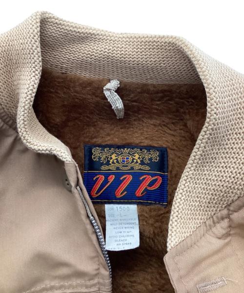 VIP（ビップ）VIP (ビップ) カップショルダーダービージャケット ベージュ サイズ:Lの古着・服飾アイテム