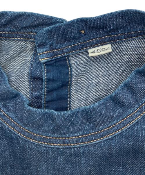 45R（フォーティファイブ・アール）45R (フォーティファイブ・アール) 45プチデニムのティアードフリルドレス インディゴ サイズ:2の古着・服飾アイテム