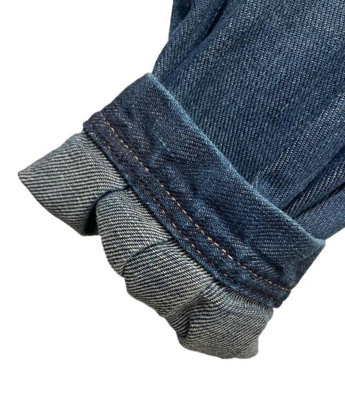 45R（フォーティファイブ・アール）45R (フォーティファイブ・アール) 45プチデニムのティアードフリルドレス インディゴ サイズ:2の古着・服飾アイテム