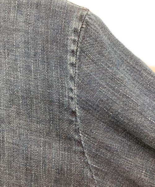 45R（フォーティファイブ・アール）45R (フォーティファイブ・アール) 45プチデニムのティアードフリルドレス インディゴ サイズ:2の古着・服飾アイテム