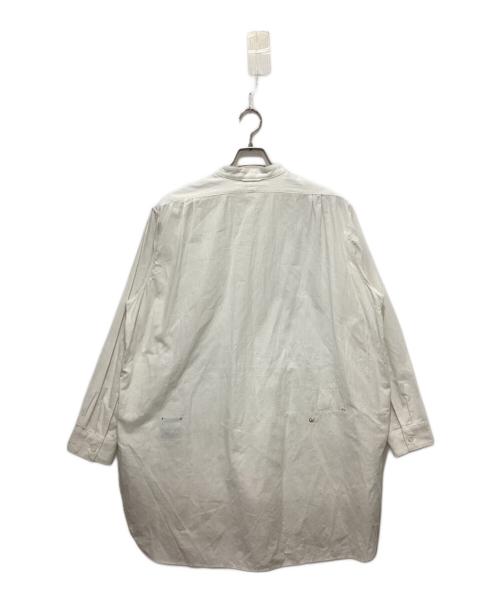 45R（フォーティファイブ・アール）45R (フォーティファイブ・アール) インドカディオックスの908スタンドグランパプルシャツ ホワイト サイズ:3の古着・服飾アイテム