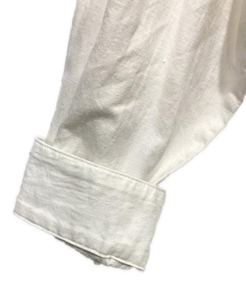 45R（フォーティファイブ・アール）45R (フォーティファイブ・アール) インドカディオックスの908スタンドグランパプルシャツ ホワイト サイズ:3の古着・服飾アイテム