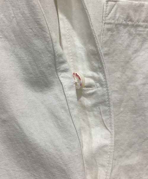 45R（フォーティファイブ・アール）45R (フォーティファイブ・アール) インドカディオックスの908スタンドグランパプルシャツ ホワイト サイズ:3の古着・服飾アイテム