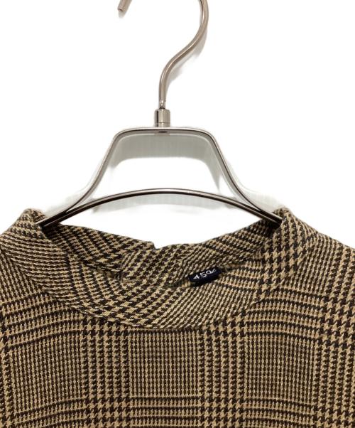 45R（フォーティファイブ・アール）45R (フォーティファイブ・アール) インディゴネルのティアードフリルドレス ブラウン サイズ:下記参照の古着・服飾アイテム